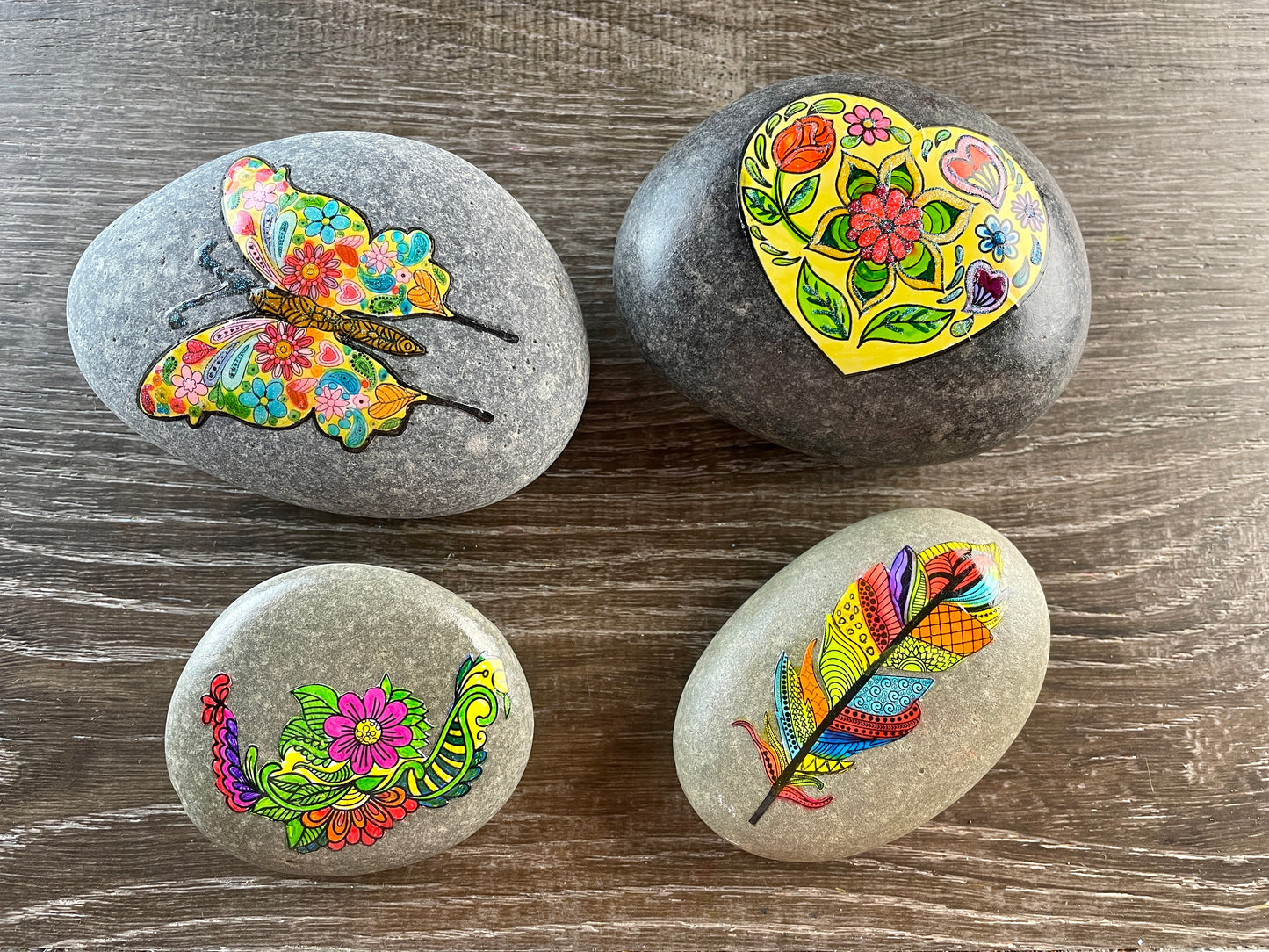 Color Me In Decals Set #1: Zentangle