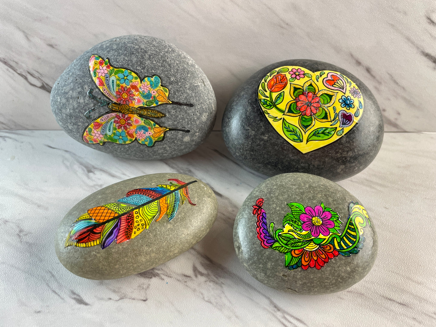 Color Me In Decals Set #1: Zentangle