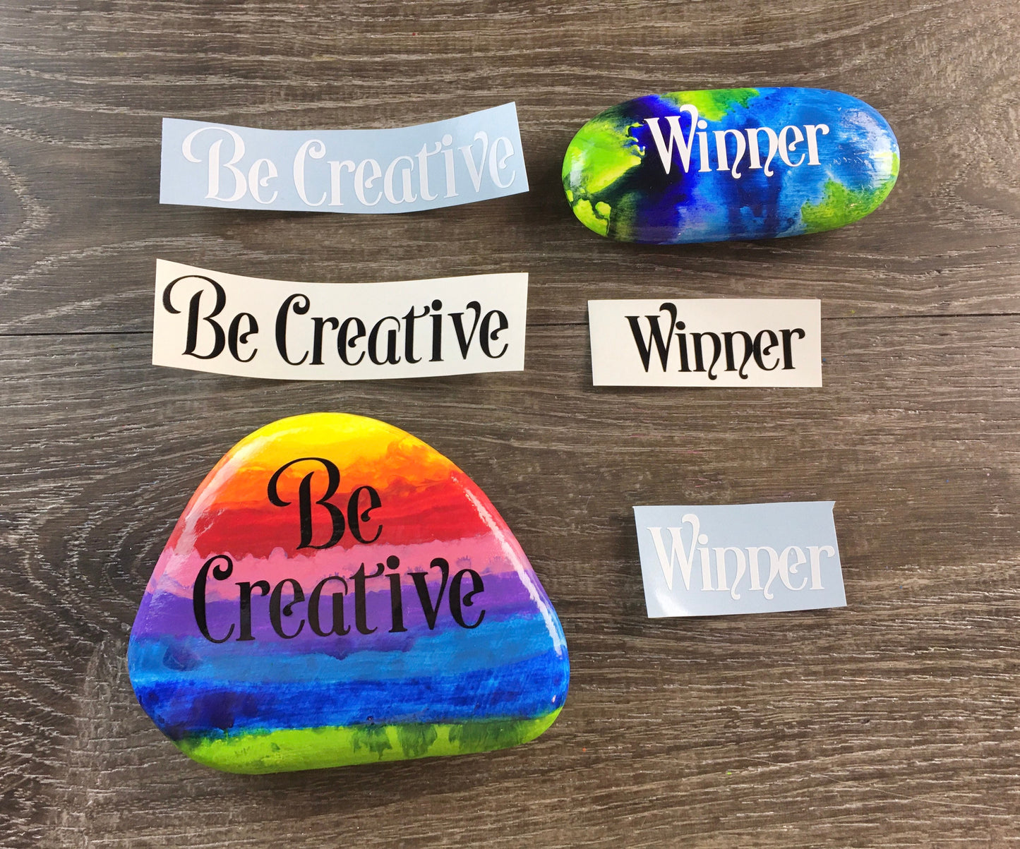 Set #4: Inspirational words #4 - A set of ten vinyl decals