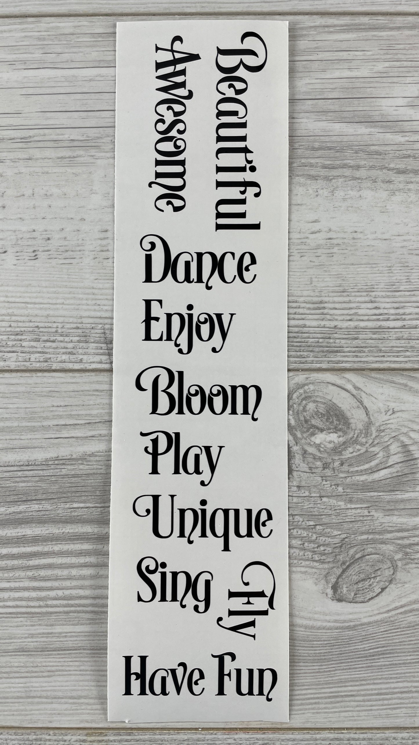 Inspirational Words Bundle Vinyl Decals