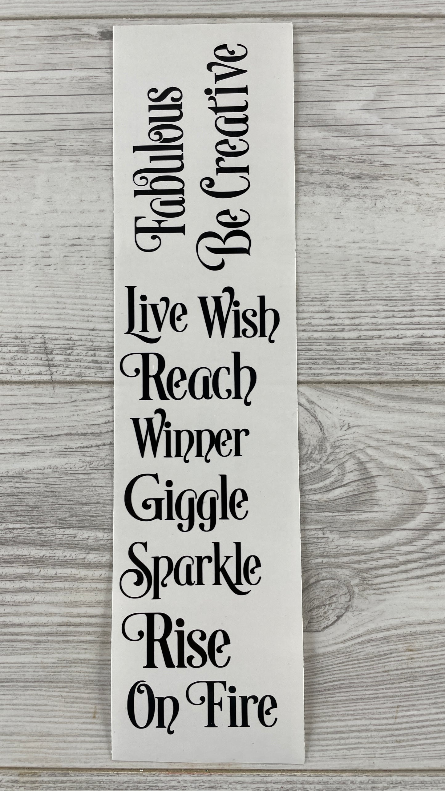 Inspirational Words Bundle Vinyl Decals