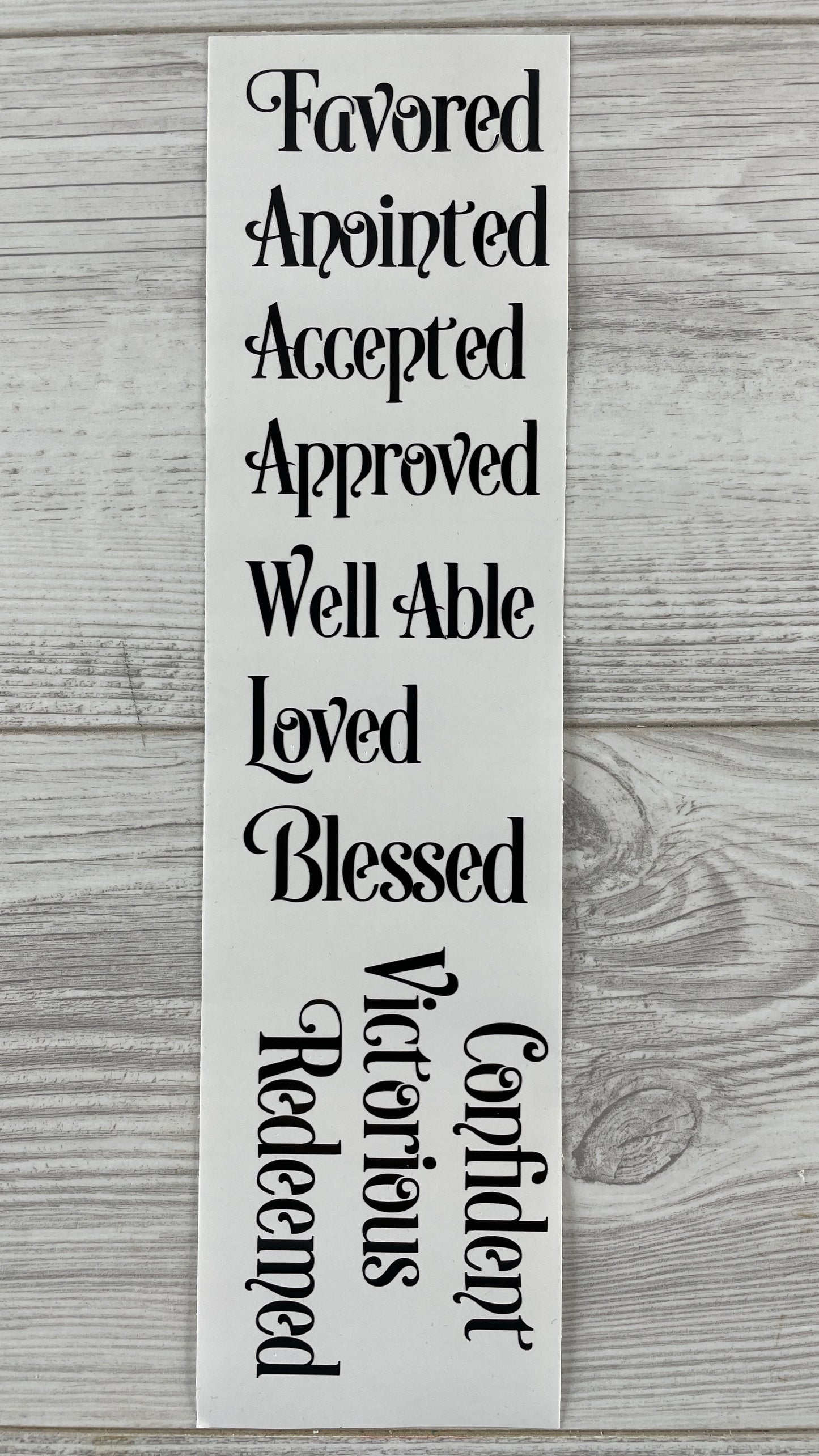 Affirmations Bundle Vinyl Decals