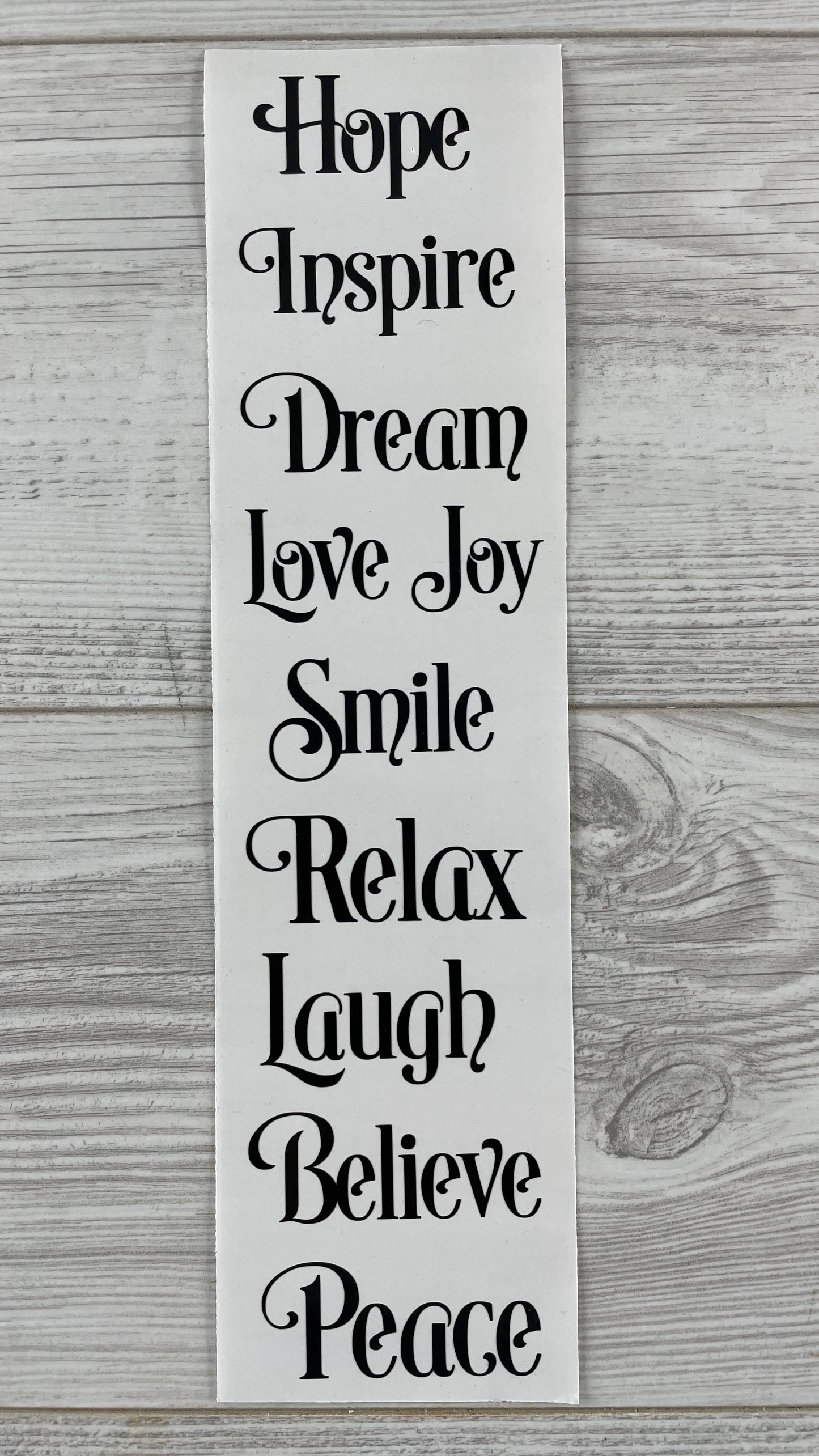 Inspirational Words Bundle Vinyl Decals