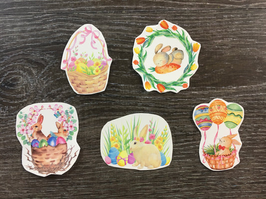 Set #5: A set of 5 Easter waterslide Decals
