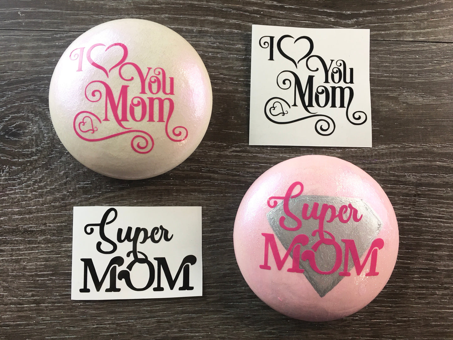 Set #17: Mother's Day - A set of five vinyl decals