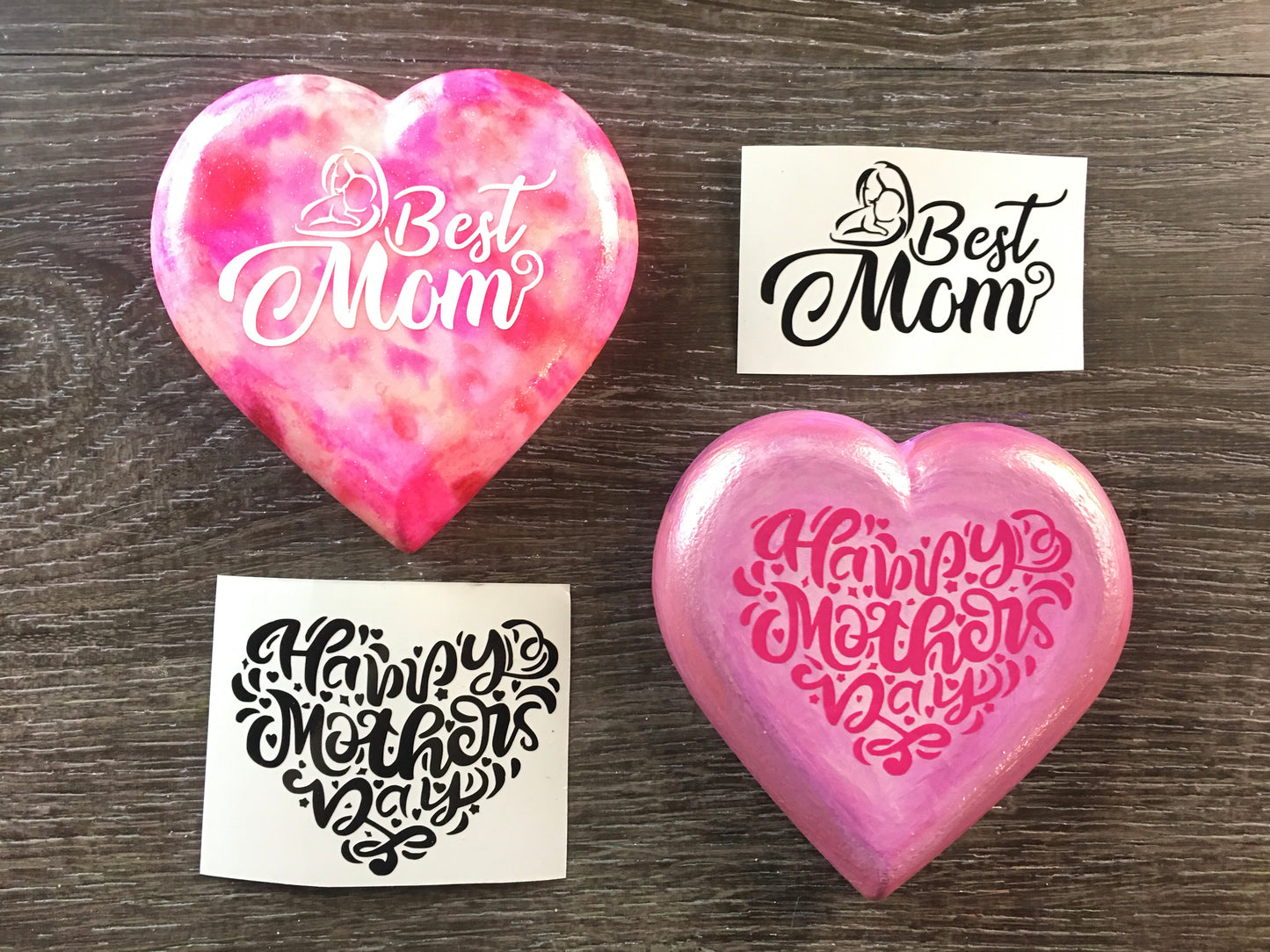 Set #17: Mother's Day - A set of five vinyl decals