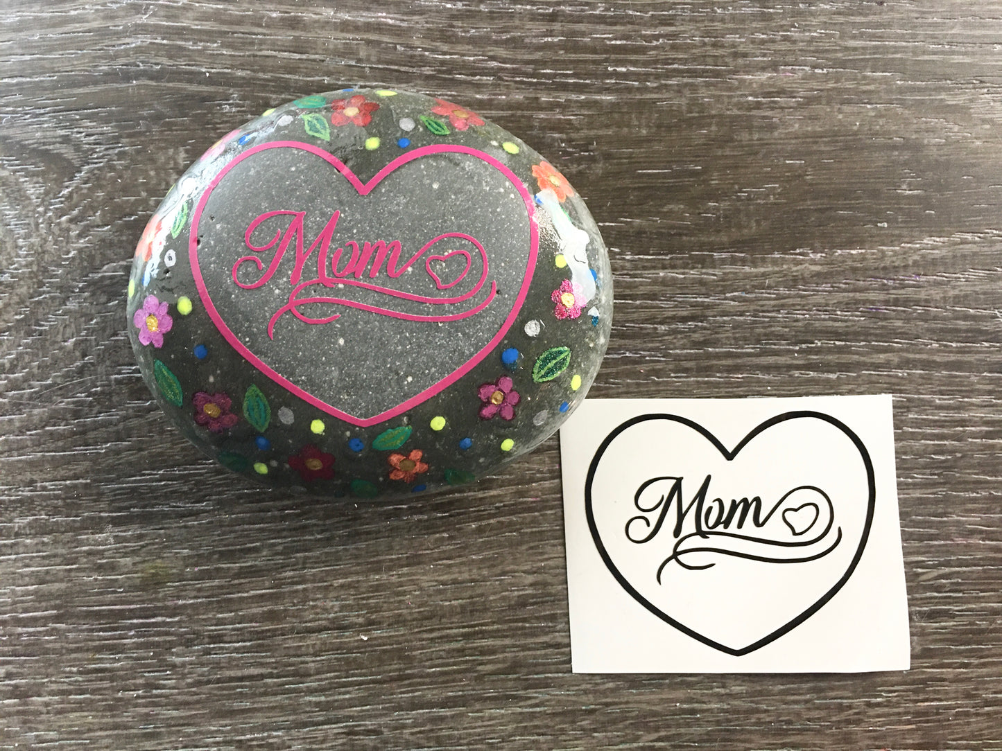 Set #17: Mother's Day - A set of five vinyl decals