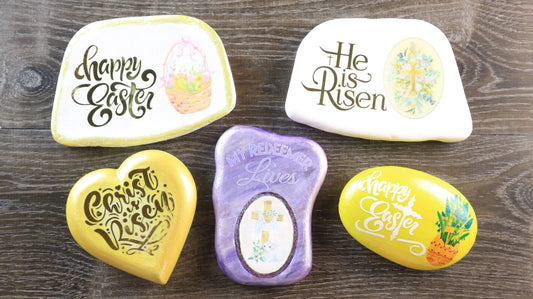 Set #20: Easter Religious 5 Vinyl Decals