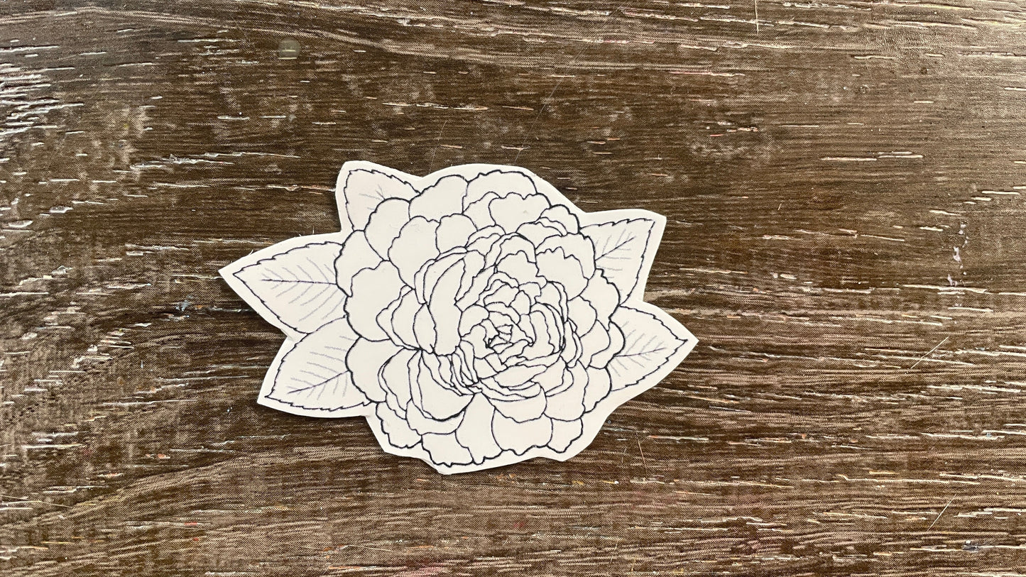 Color Me In Decals Set #3: Flowers