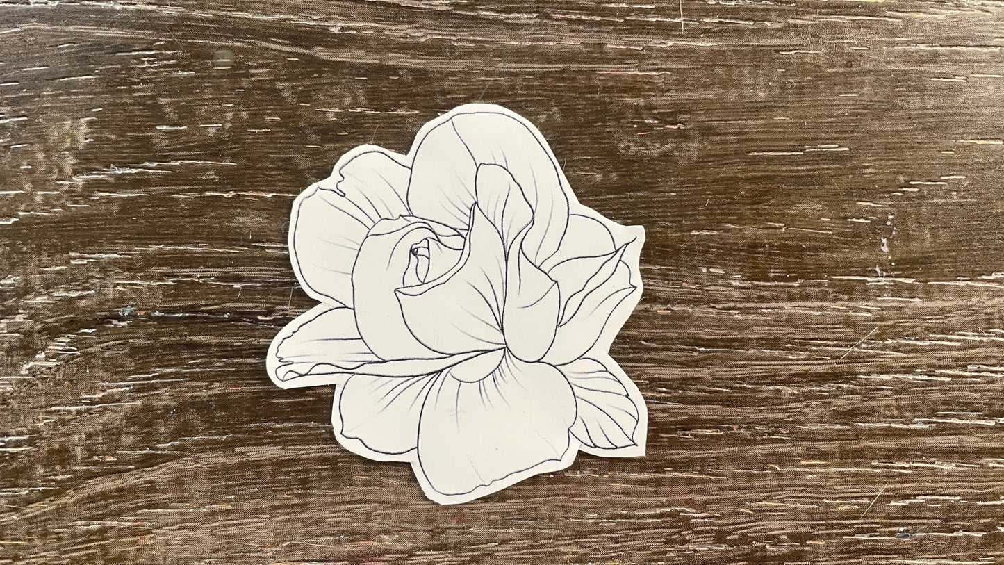 Color Me In Decals Set #3: Flowers