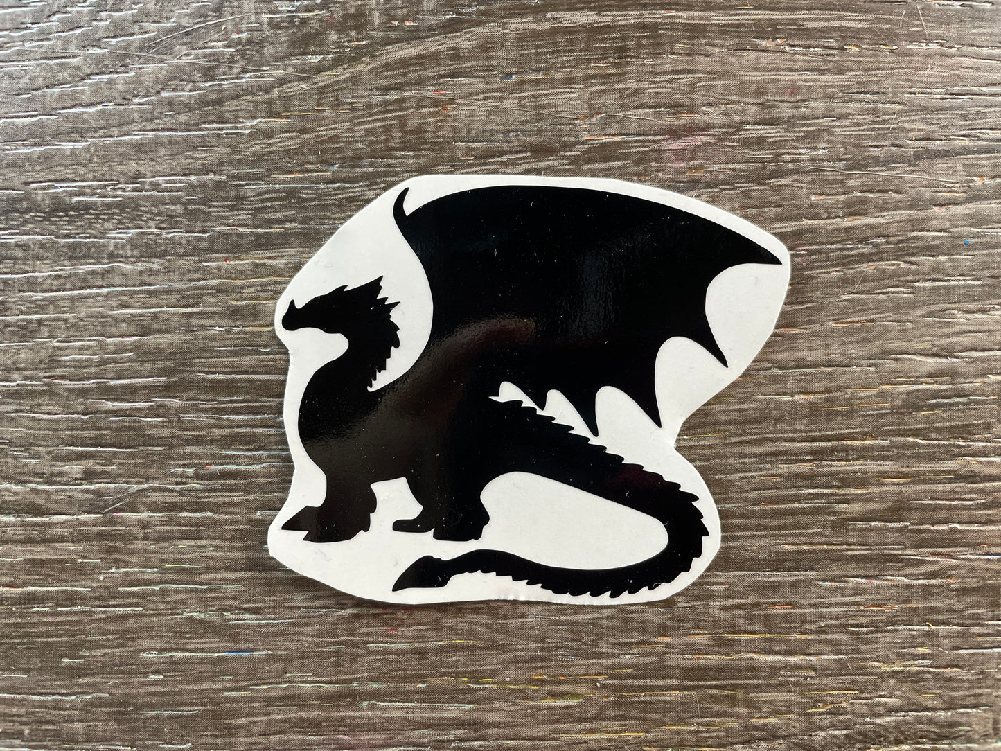 Set #24-A set of 5 Dragon Silhouette Vinyl Decals