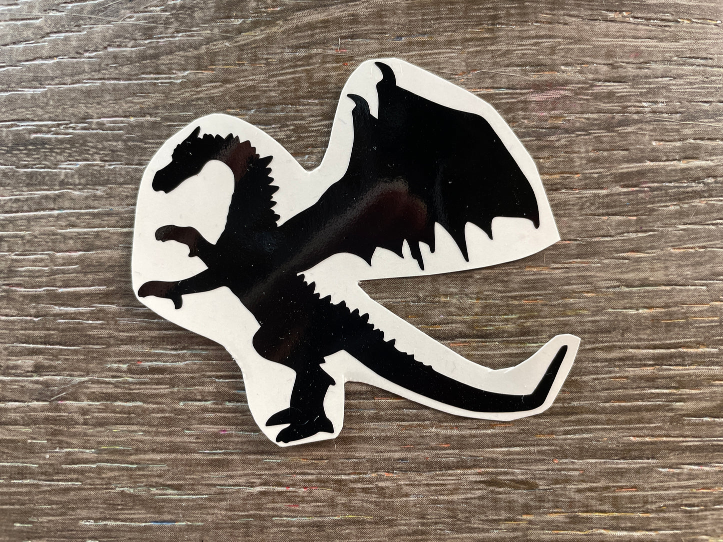 Set #24-A set of 5 Dragon Silhouette Vinyl Decals