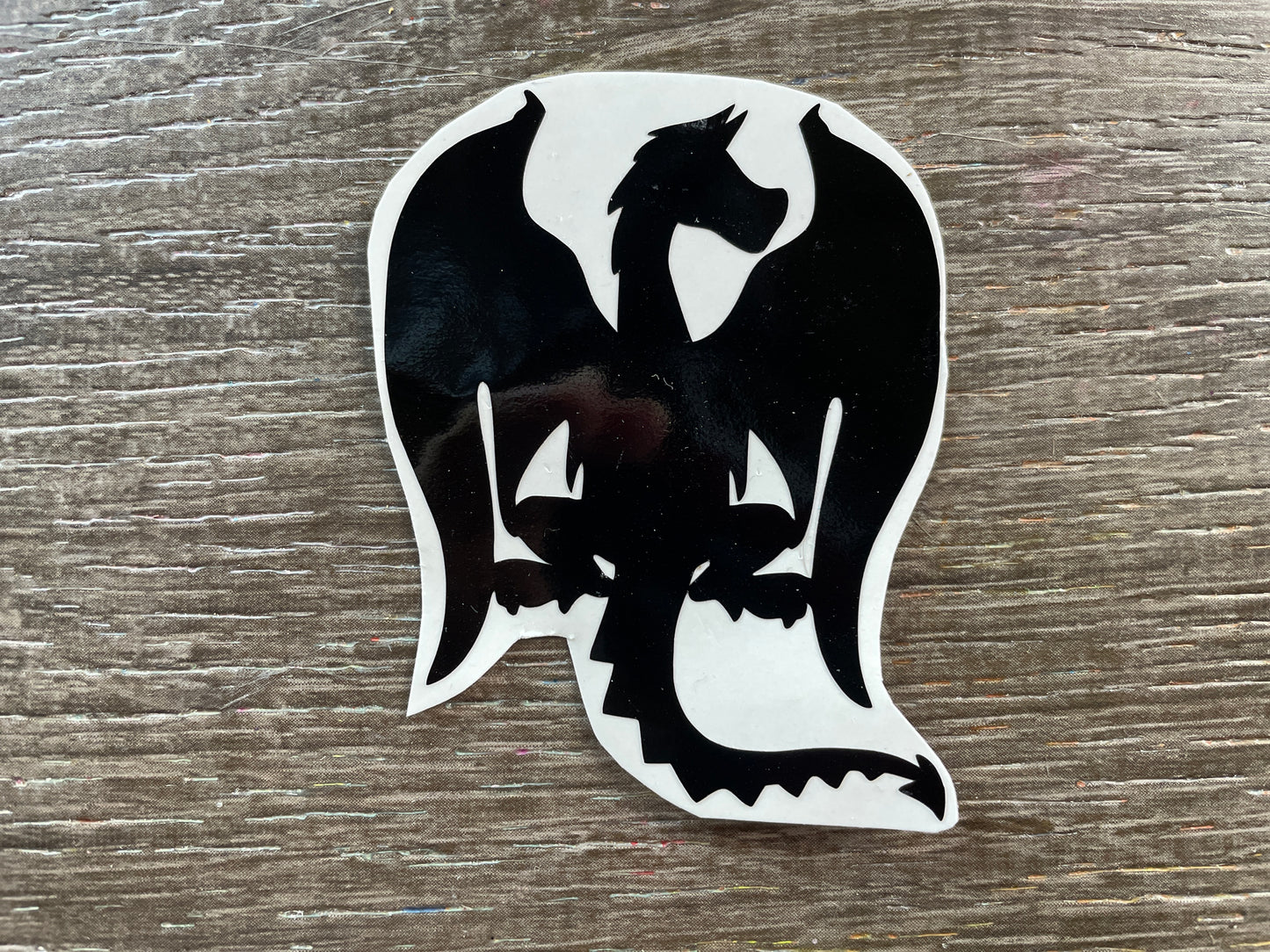 Set #24-A set of 5 Dragon Silhouette Vinyl Decals