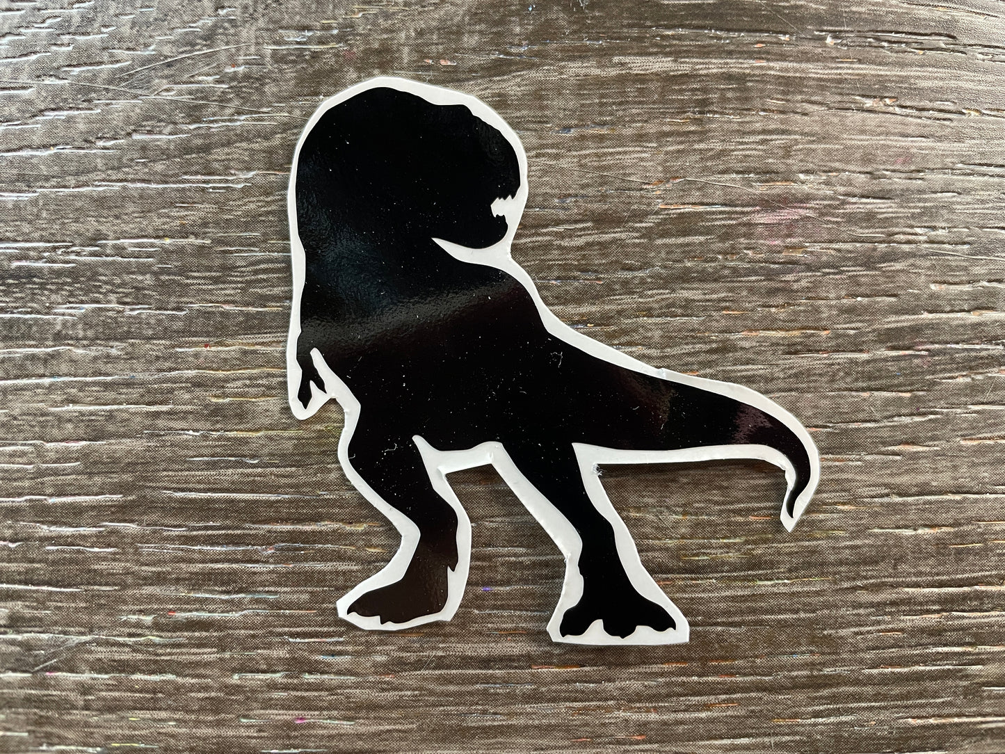 Set #23-A set of 5 Dinosaur Silhouette Vinyl Decals