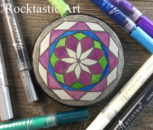 Mandala for Coloring or Rock Painting