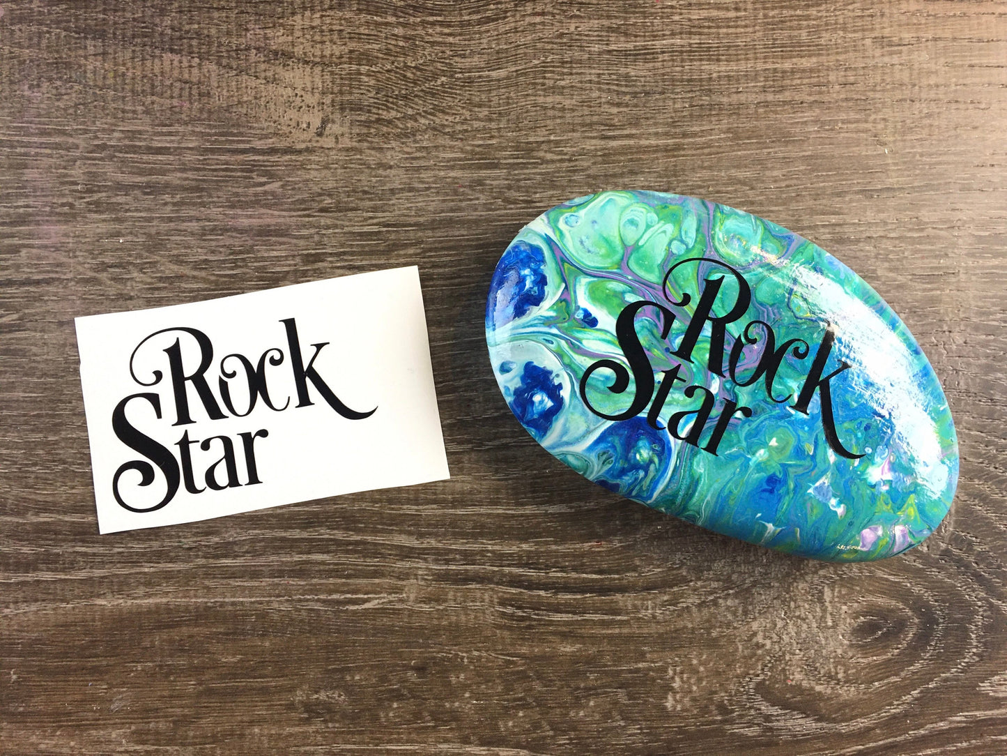 Set #13: Rock puns - A set of five vinyl decals