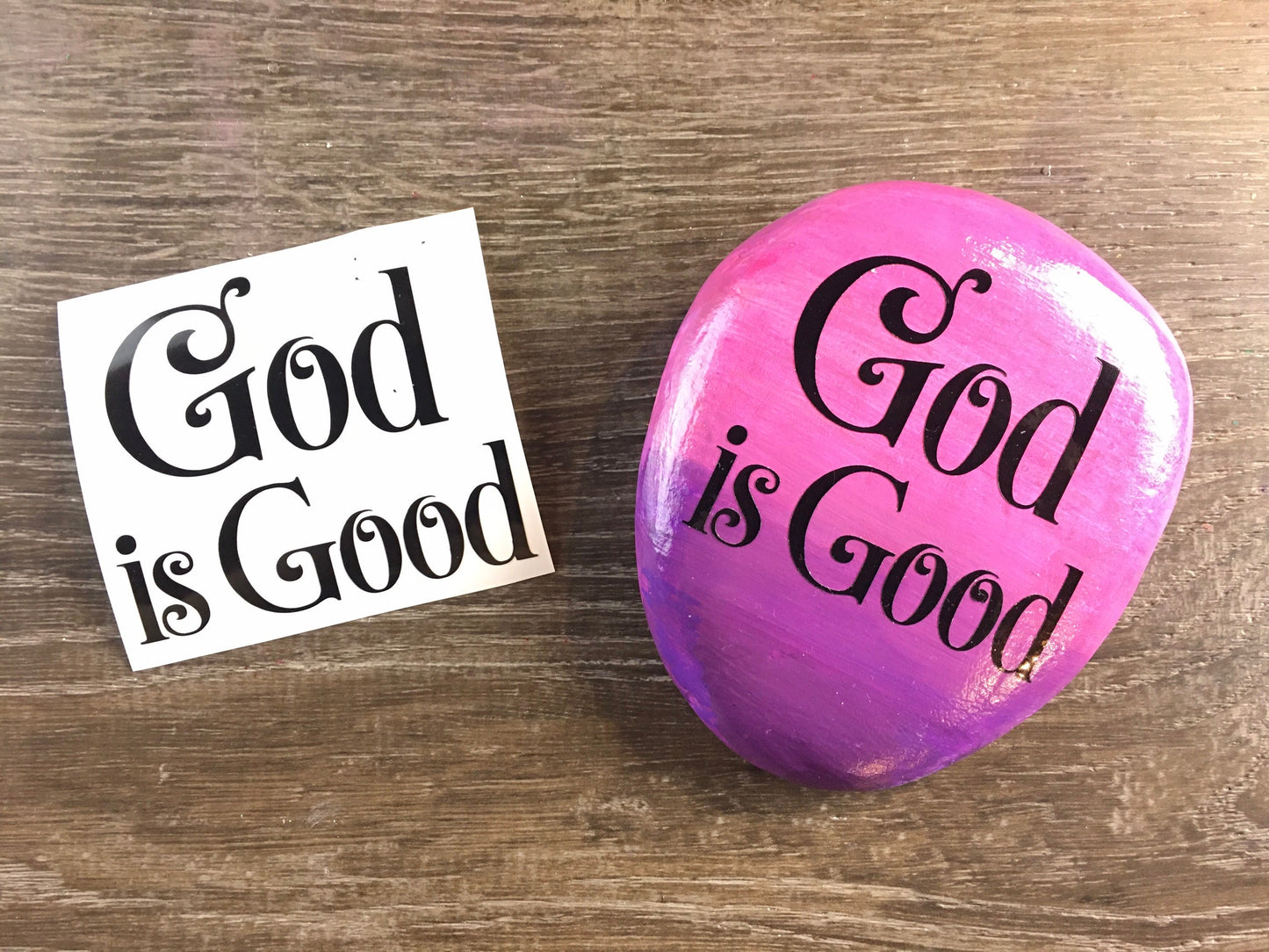 Set #7: Faith set - A set of five Christian vinyl decals