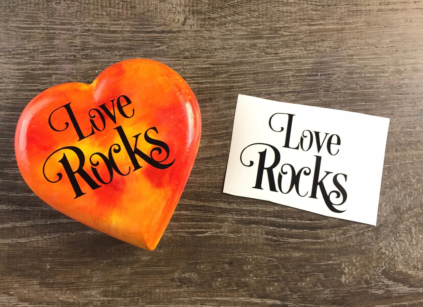 Set #13: Rock puns - A set of five vinyl decals