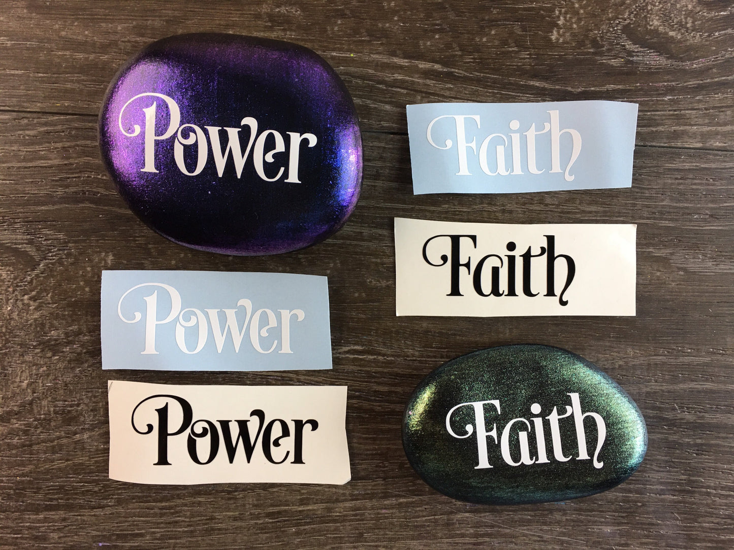 Set #10: Faith - A set of ten vinyl decals