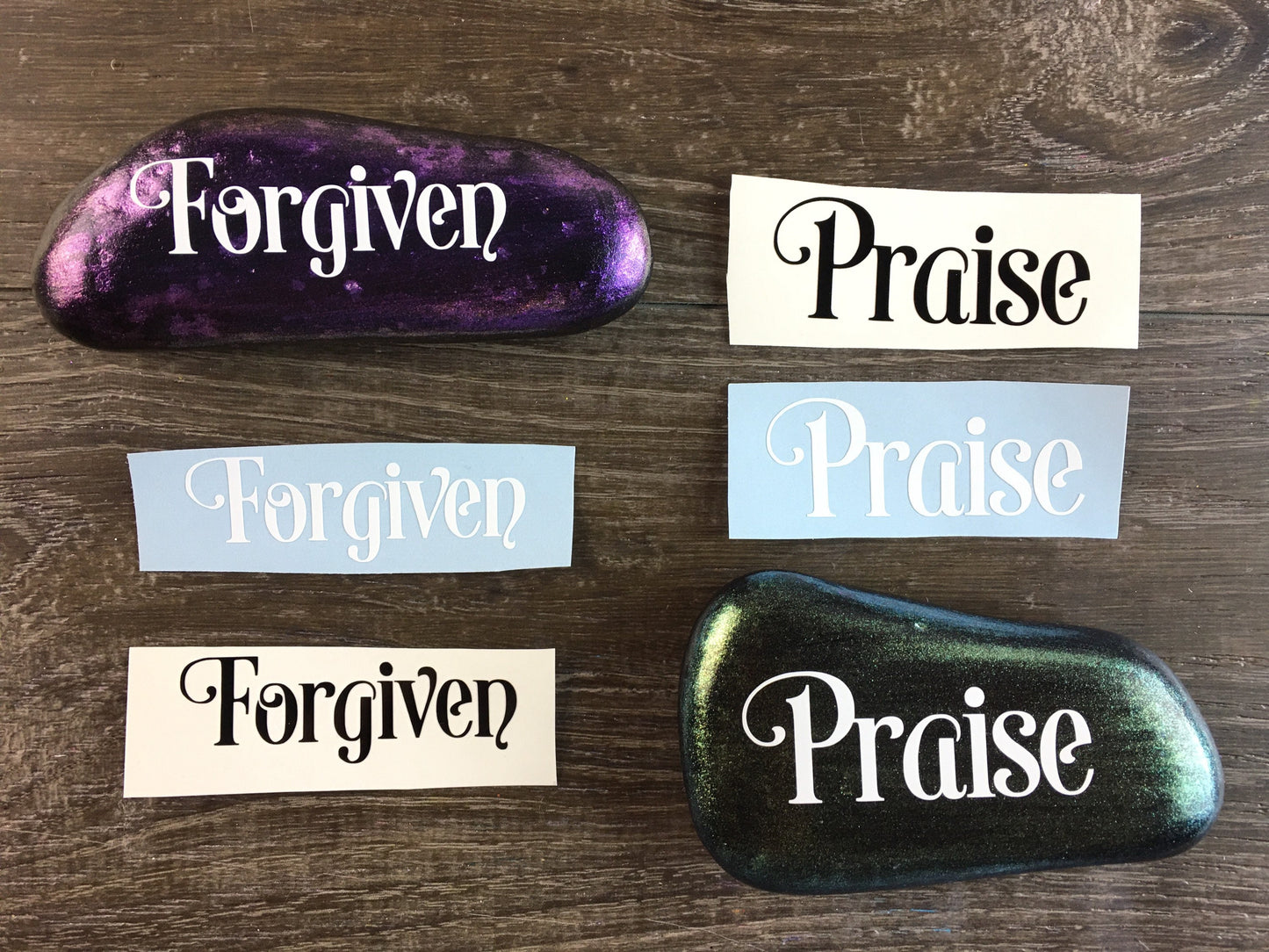 Set #10: Faith - A set of ten vinyl decals