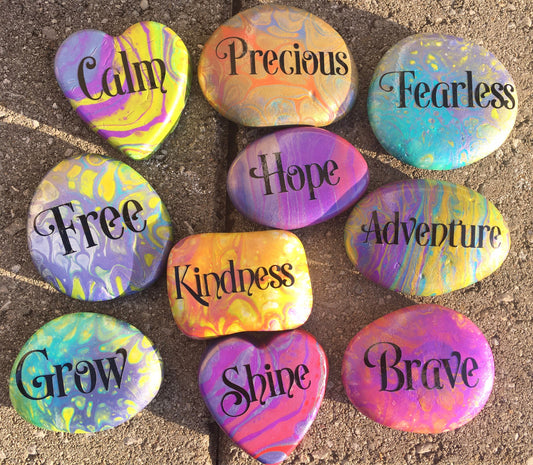 Set #2: Inspirational Words #2 - A set of ten vinyl decals