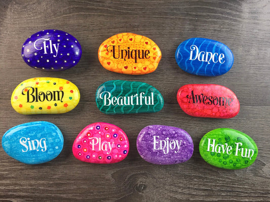 Set #3: Inspirational words #3 - A set of ten vinyl decals