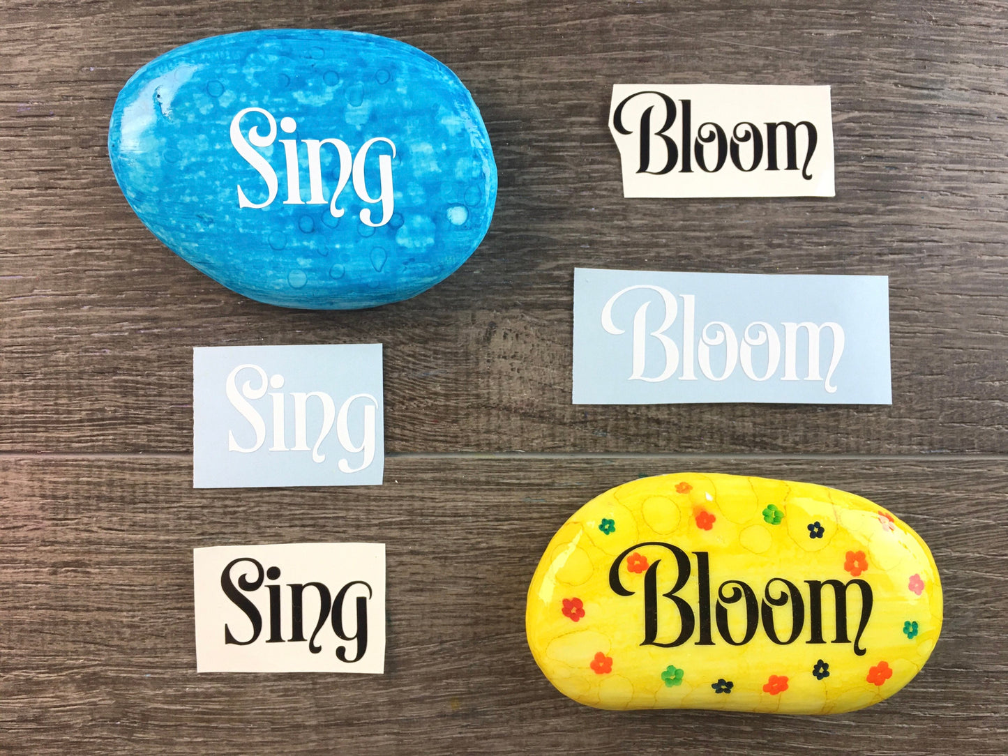 Set #3: Inspirational words #3 - A set of ten vinyl decals