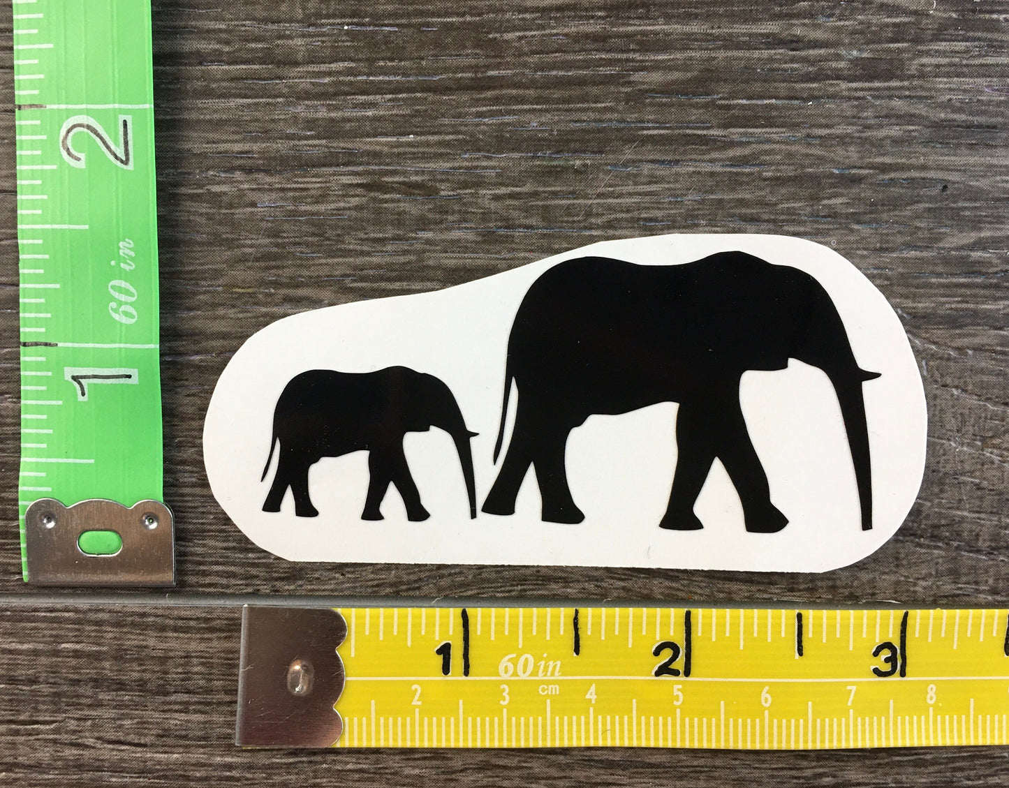 Set #18-A set of 7 Animal Silhouette Vinyl Decals