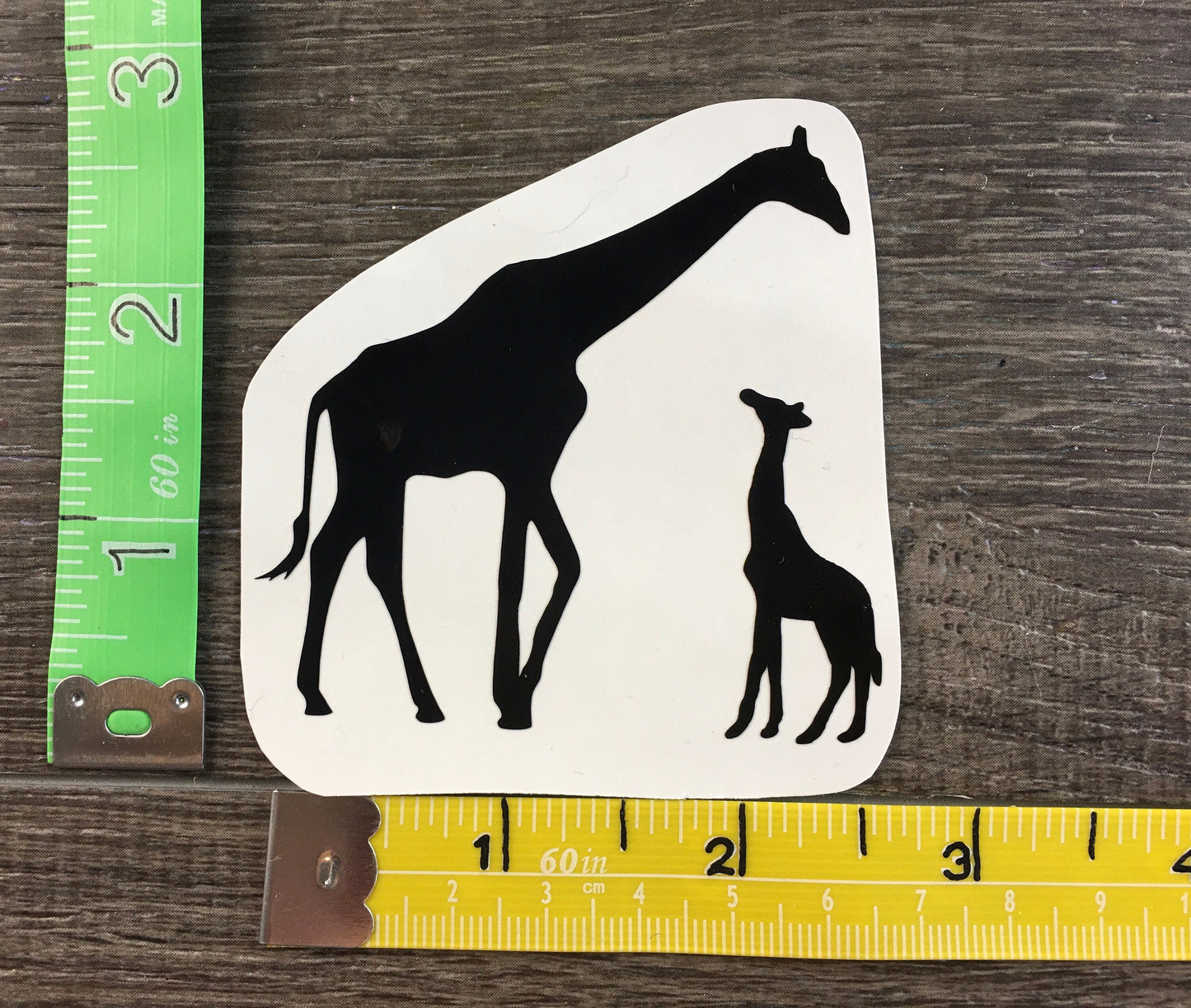 Set #18-A set of 7 Animal Silhouette Vinyl Decals