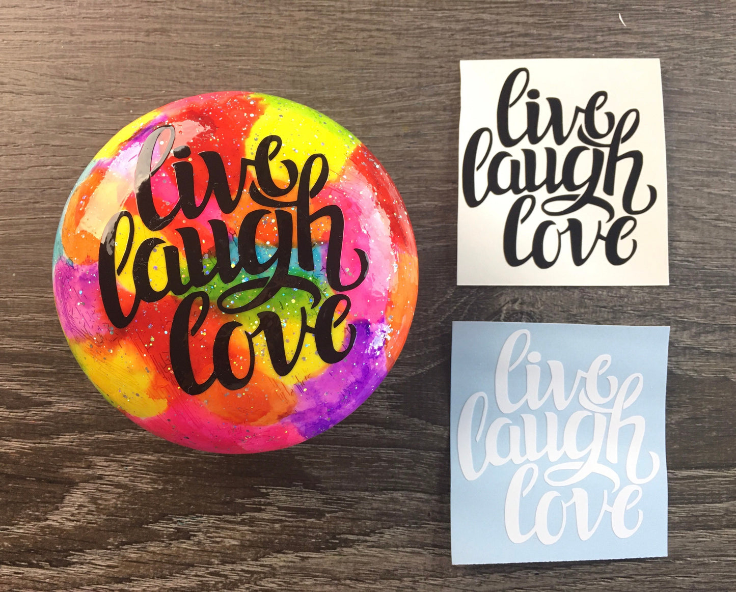 Set #11: Love Rocks - A set of five vinyl decals