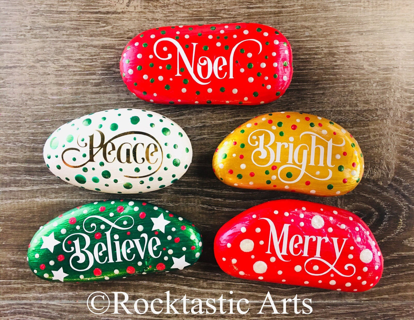 Set #15- A set of 10 Christmas Vinyl Decals